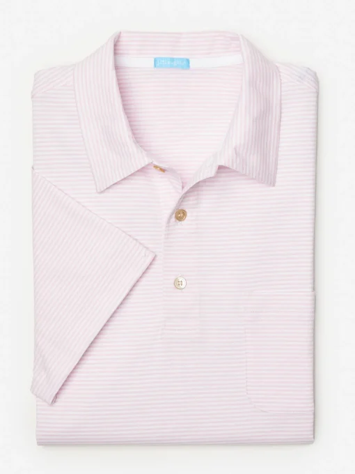 Callahan Cotton Polo In Stripe