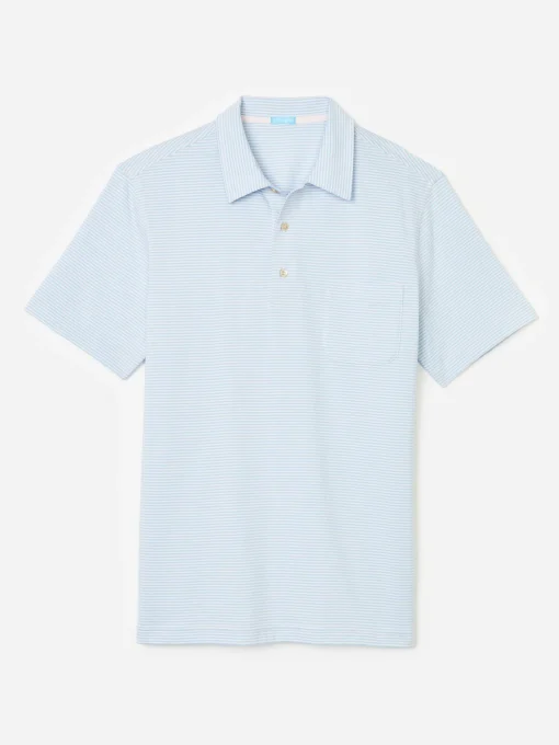 Callahan Cotton Polo In Stripe
