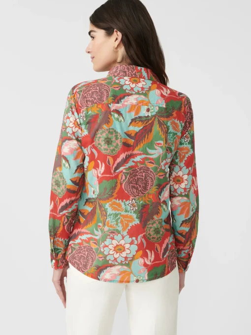 Lois Shirt In Terra Blossom Geo