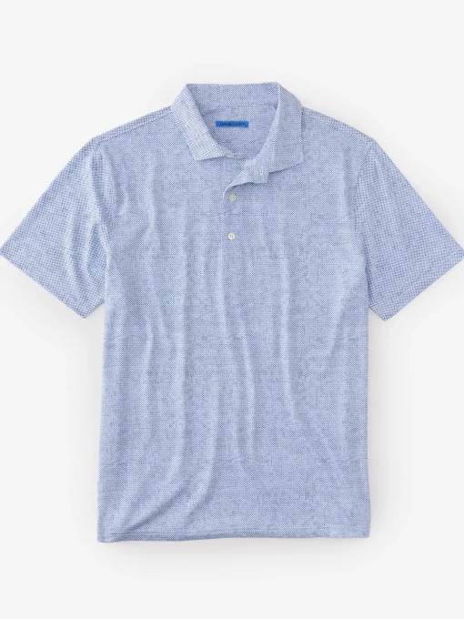 Springer Performance Polo In Mini Quatrefoil