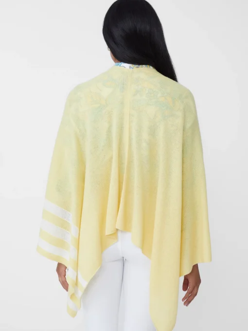 Veronique Cashmere Wrap In Stripe